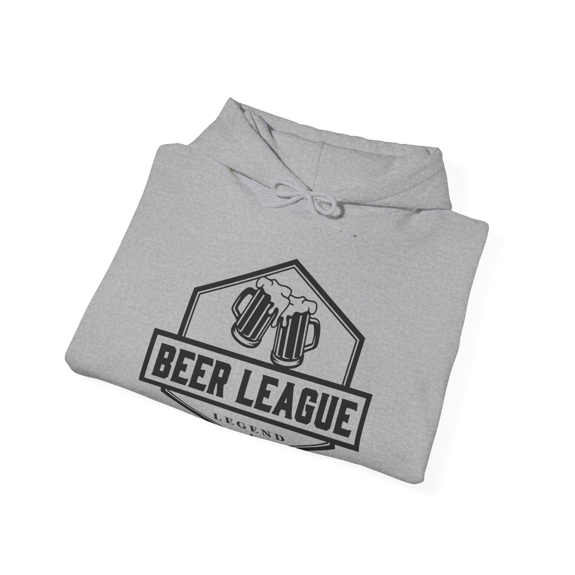 Grey Folded - Hockey Legend - Hockey Hoodie - Beer League Legend Hockey Hoodie - Hockey Gifts - Gift For Hockey Players