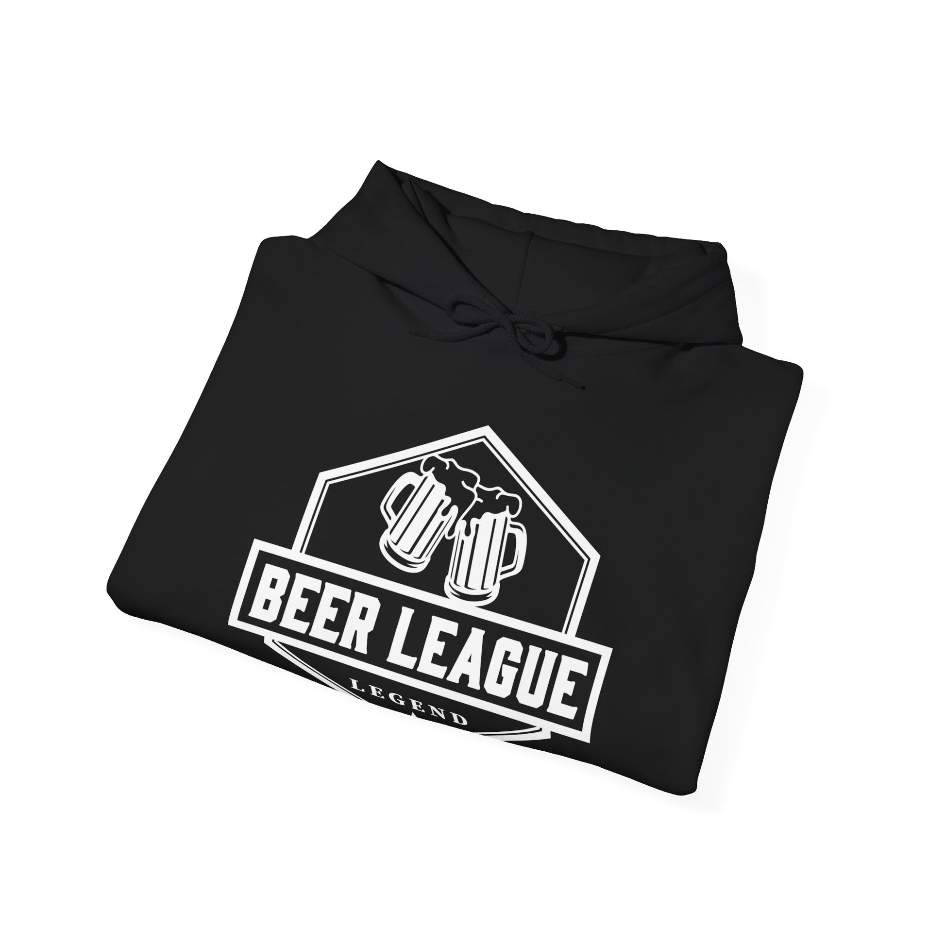 Black Folded - Hockey Legend - Hockey Hoodie - Beer League Legend Hockey Hoodie - Hockey Gifts - Gift For Hockey Players