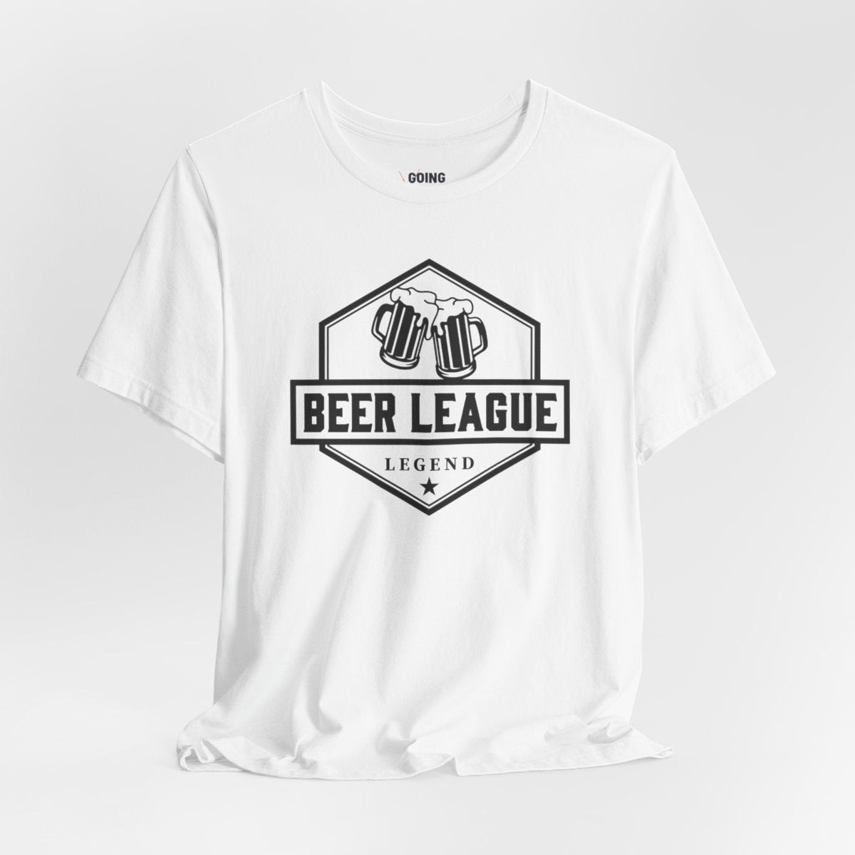 Front White - Hockey Legend - Hockey T-Shirt - Beer League Legend Hockey Shirt - Hockey Gifts - Gift For Hockey Players