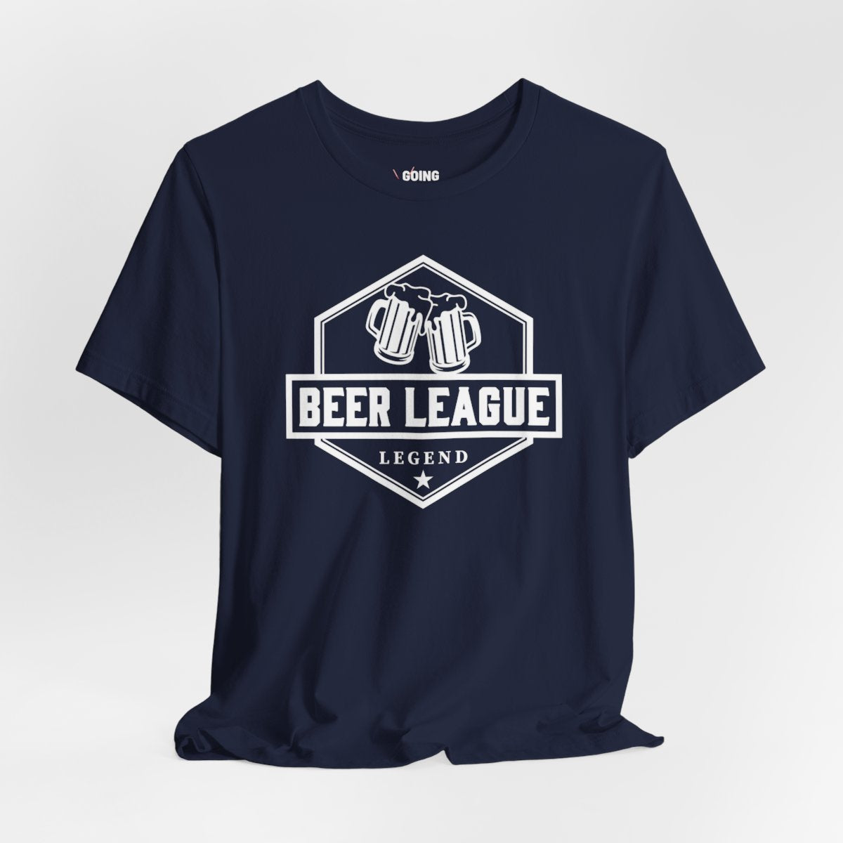 Front Navy - Hockey Legend - Hockey T-Shirt - Beer League Legend Hockey Shirt - Hockey Gifts - Gift For Hockey Players