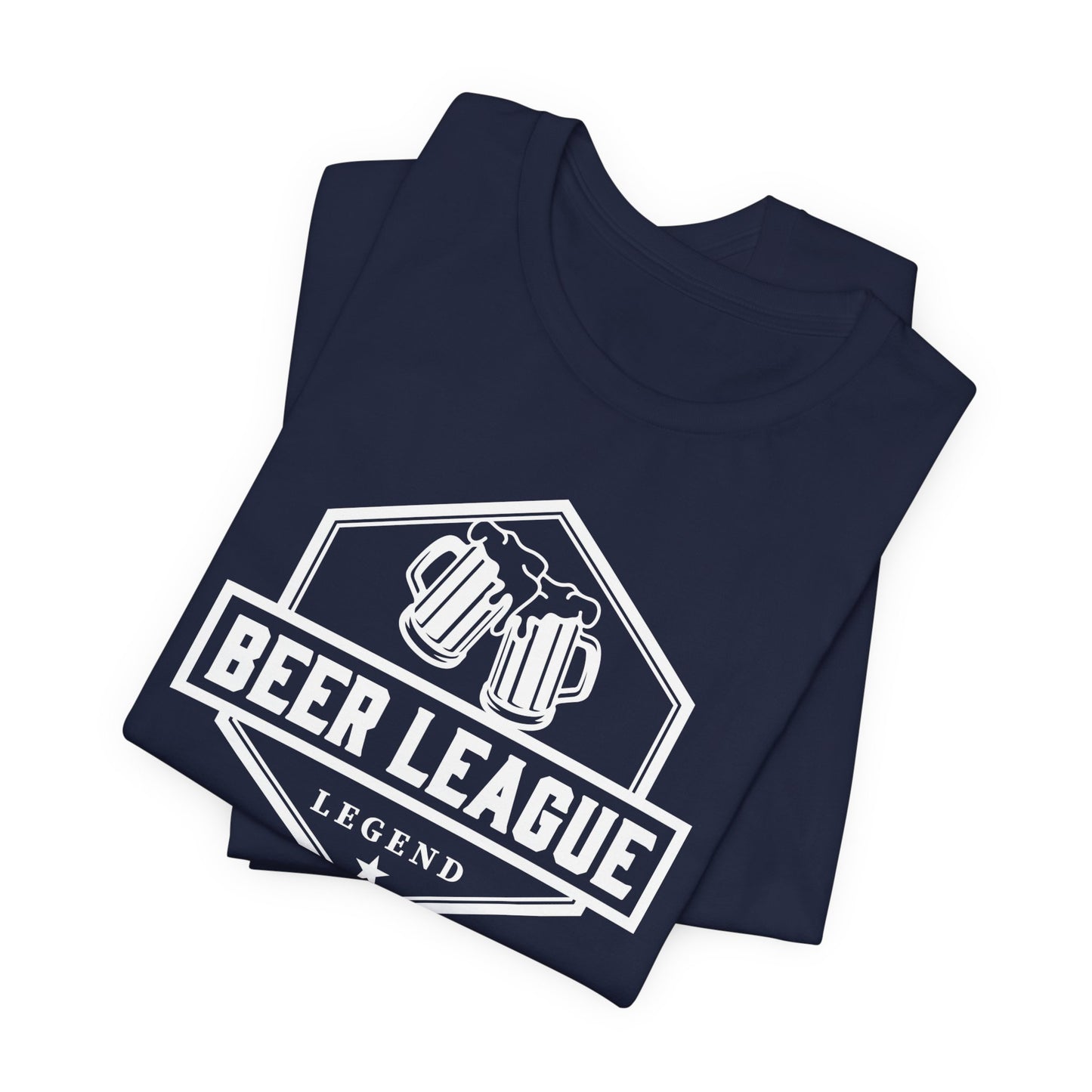 Navy Folded - Hockey Legend - Hockey T-Shirt - Beer League Legend Hockey Shirt - Hockey Gifts - Gift For Hockey Players