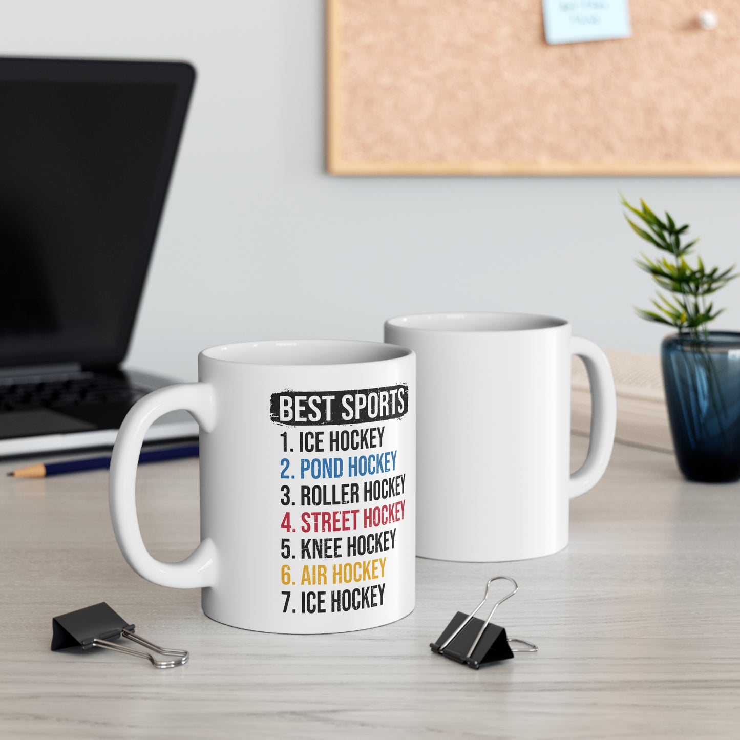 Mockups - Best Hockey - Hockey Mug - Best Sports Ice Hockey Mug - Hockey Gifts - Gift For Hockey Players