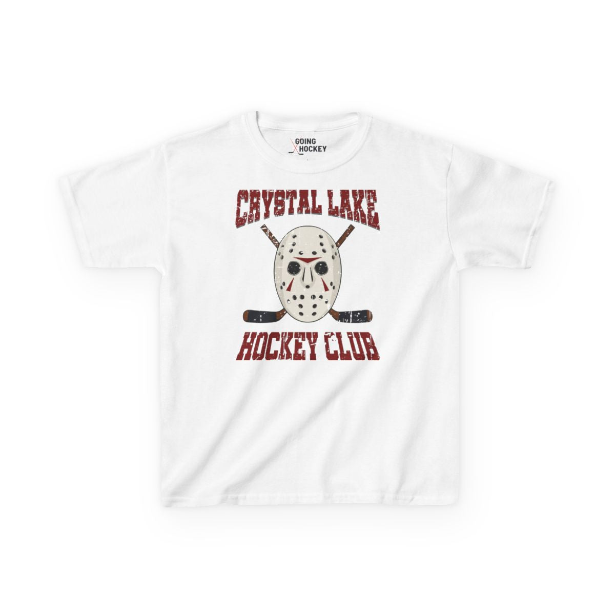 White Front - CL Hockey Club - Kids Hockey T-Shirt - Crystal Lake Hockey Club Kids Hockey Shirt - Hockey Gifts - Gift For Hockey Players