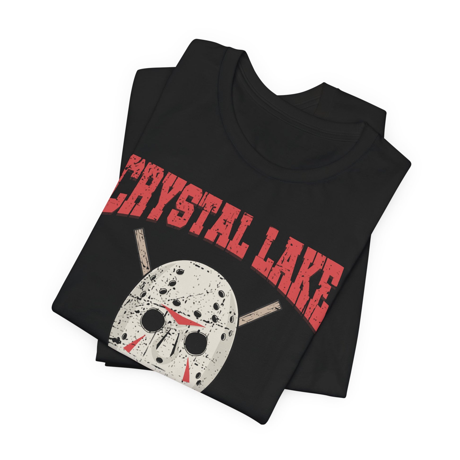 Black Folded - CL Hockey Club - Hockey T-Shirt - Crystal Lake Hockey Club Hockey Shirt - Hockey Gifts - Gift For Hockey Players