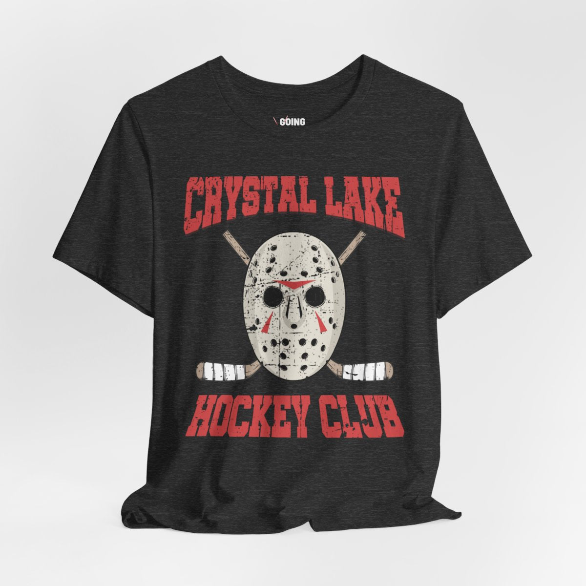 Dark Grey Front - CL Hockey Club - Hockey T-Shirt - Crystal Lake Hockey Club Hockey Shirt - Hockey Gifts - Gift For Hockey Players