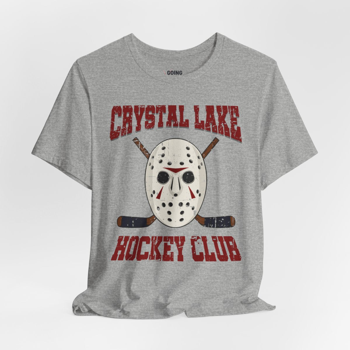 Grey Front - CL Hockey Club - Hockey T-Shirt - Crystal Lake Hockey Club Hockey Shirt - Hockey Gifts - Gift For Hockey Players