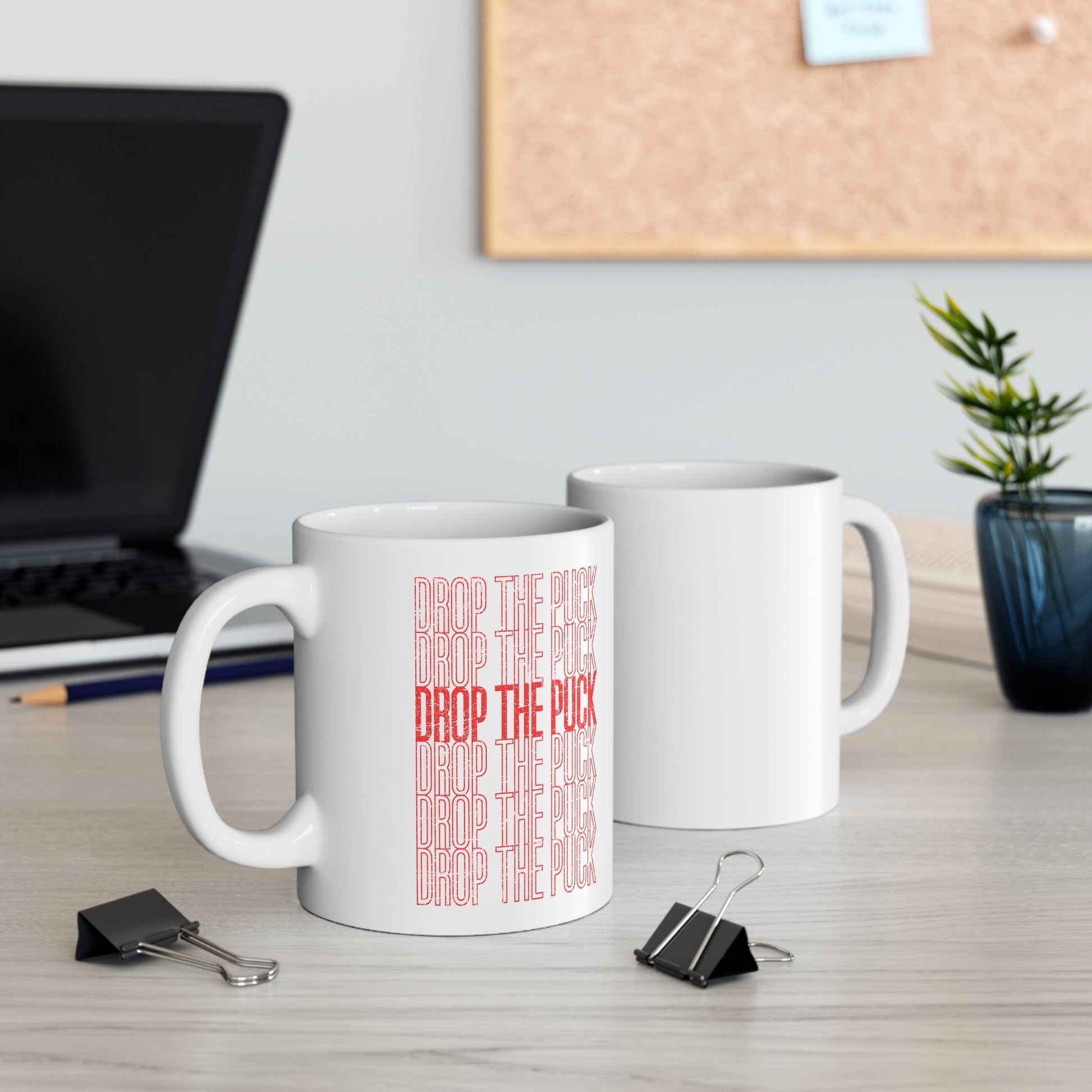 Funny Hockey Mug - Funny Hockey Gifts - Funny Gift For Hockey Players - Mockups - Hockey Drop - Hockey Mug - Drop The Puck Hockey Mug - Hockey Gifts - Gift For Hockey Players