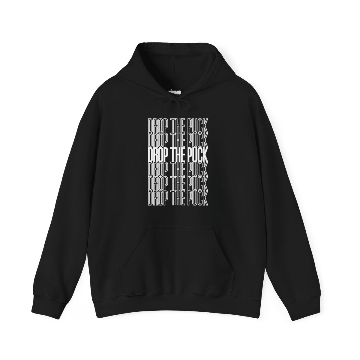 Black Front - Hockey Drop - Hockey Hoodie - Drop The Puck Hockey Hockey Hoodie - Hockey Gifts - Gift For Hockey Players