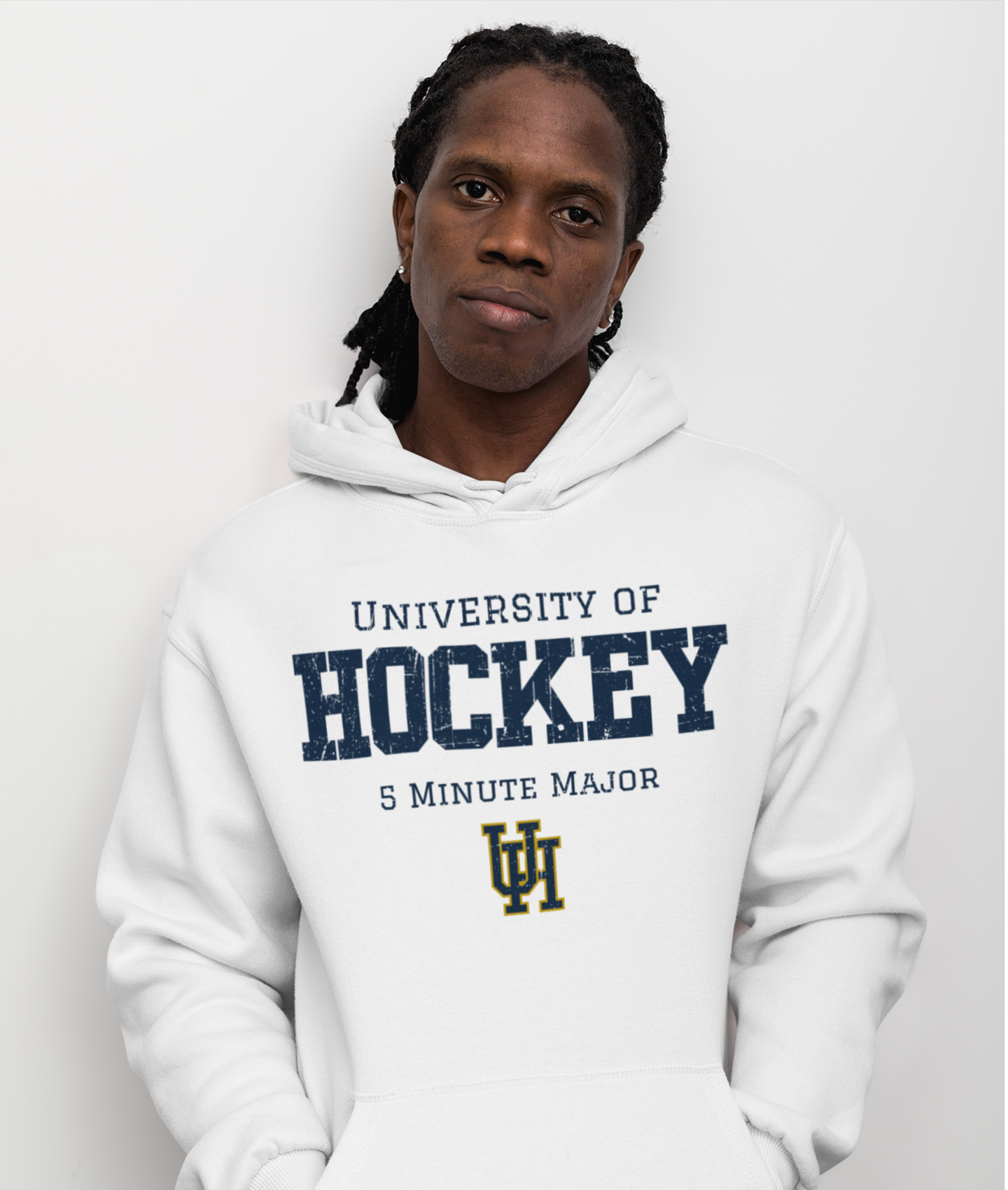 Cozy hockey hoodies and sweatshirts for fans, players, and coaches. Stay warm in style with hockey-themed apparel.