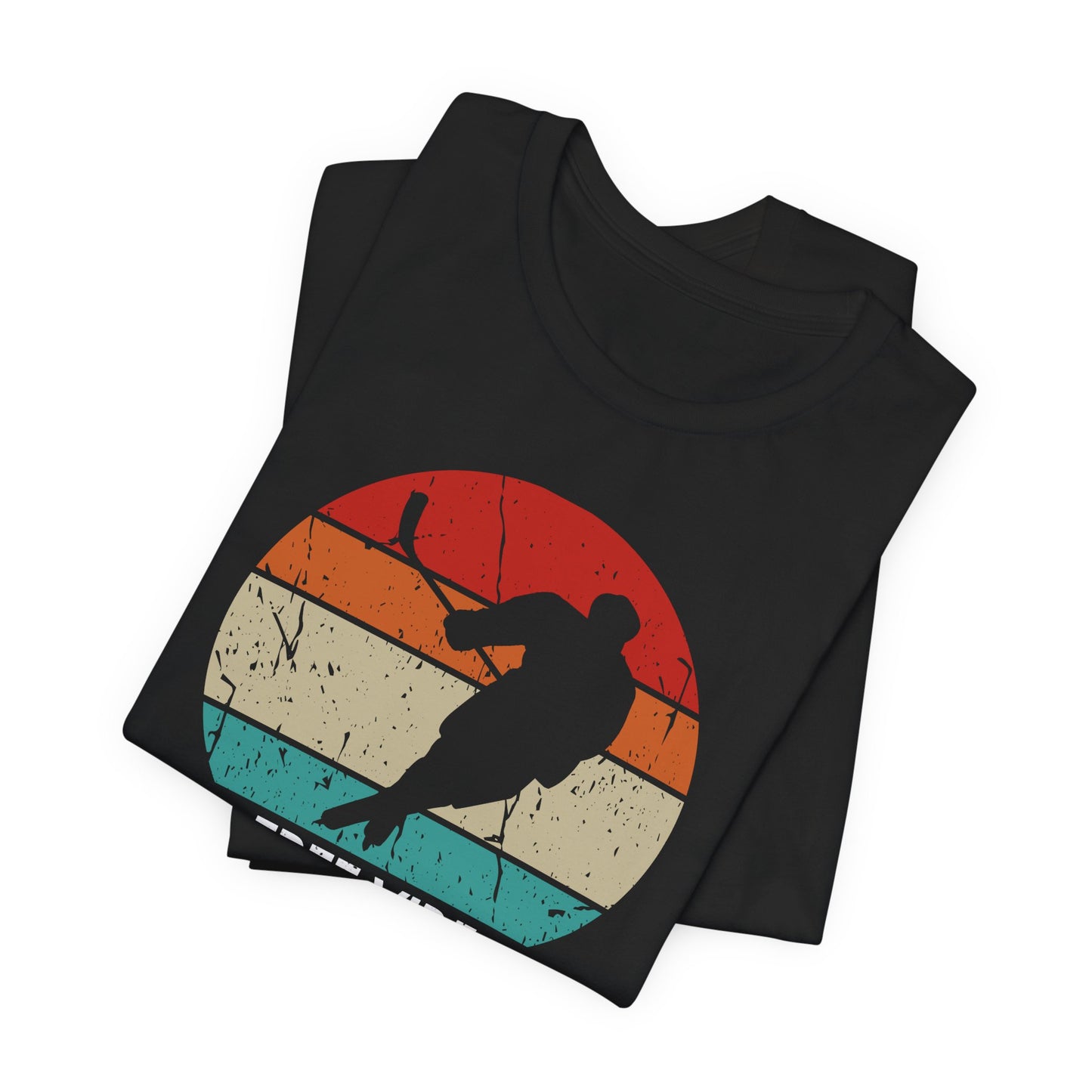 Black Folded - Hockey Vibe - Hockey T-Shirt - Free Vibe Checks Hockey Shirt - Hockey Gifts - Gift For Hockey Players