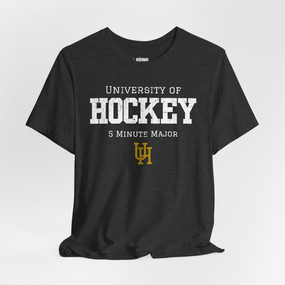 Funny Hockey T-Shirt - University Of Hockey 5 Minute Major Unisex Hockey Shirt