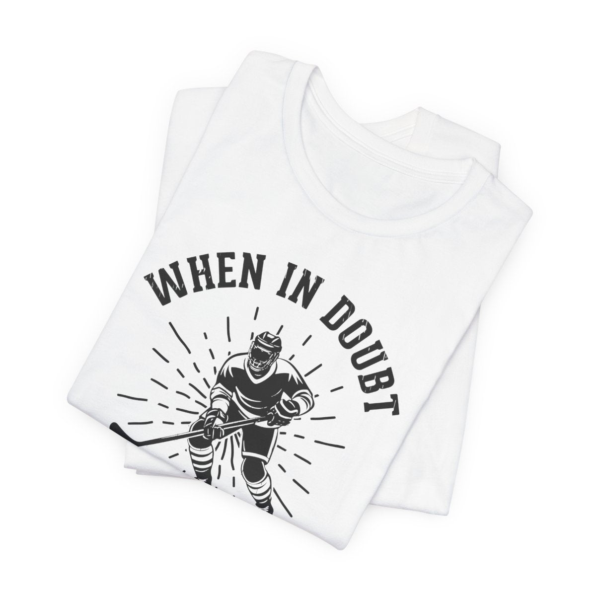 Funny Hockey T-Shirt - Funny Hockey Gifts - Funny Gift For Hockey Players - Size Chart -