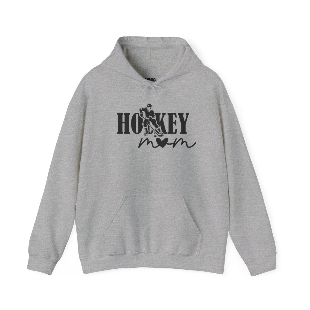 Grey Front - Hockey Mom - Hockey Hoodie - Hockey Mom Hockey Hoodie - Hockey Gifts - Gift For Hockey Players