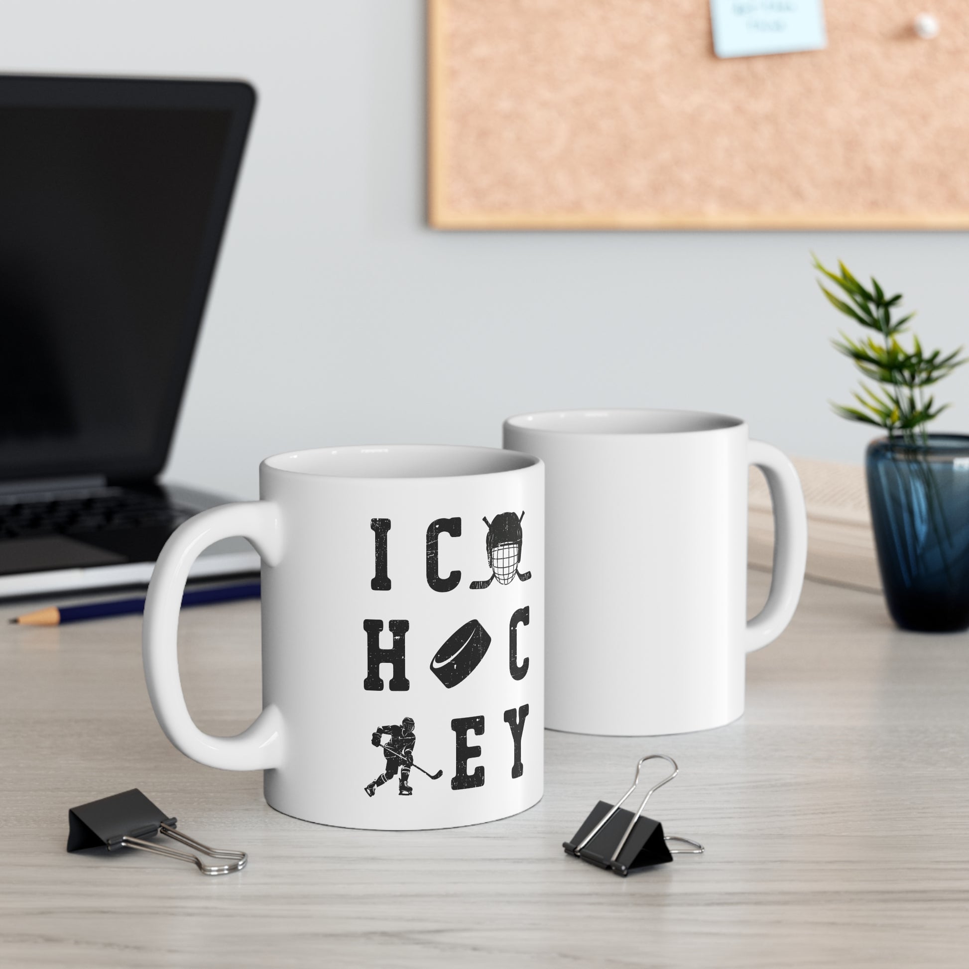 Mockups - Ice Hockey Matrix 2 - Hockey Mug - Ice Hoc Key Matrix 2 Hockey Mug - Hockey Gifts - Gift For Hockey Players