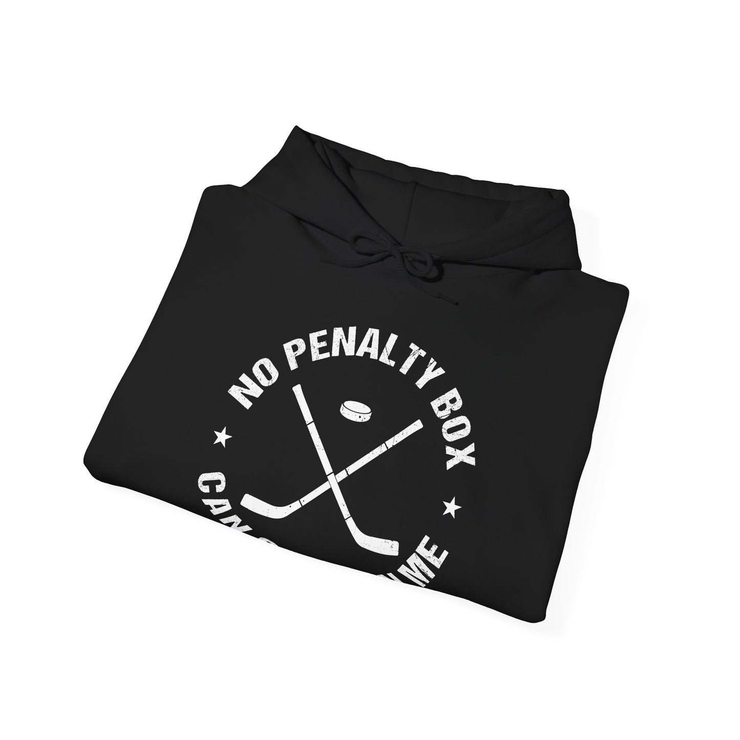 Funny Hockey Hoodie - Funny Hockey Gifts - Funny Gift For Hockey Players - Black Folded - Unrestrained Hockey - Hockey Hoodie - No Penalty Box Can Contain Me Hockey Hoodie - Hockey Gifts - Gift For Hockey Players