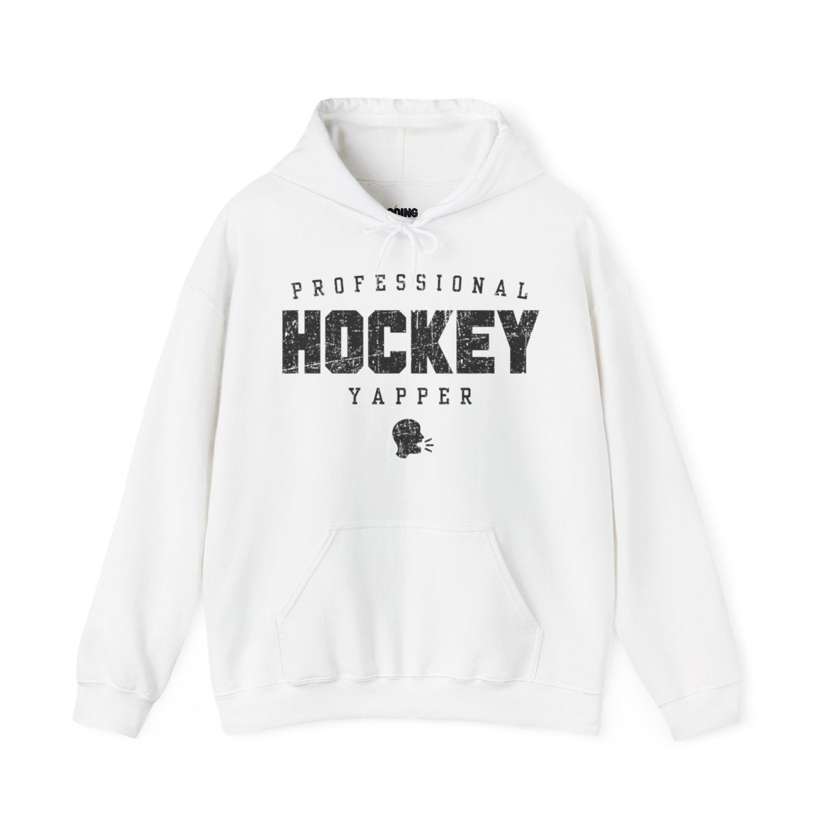White Front - Professional Hockey - Hockey Hoodie - Professional Hockey Yapper Hockey Hoodie - Hockey Gifts - Gift For Hockey Players