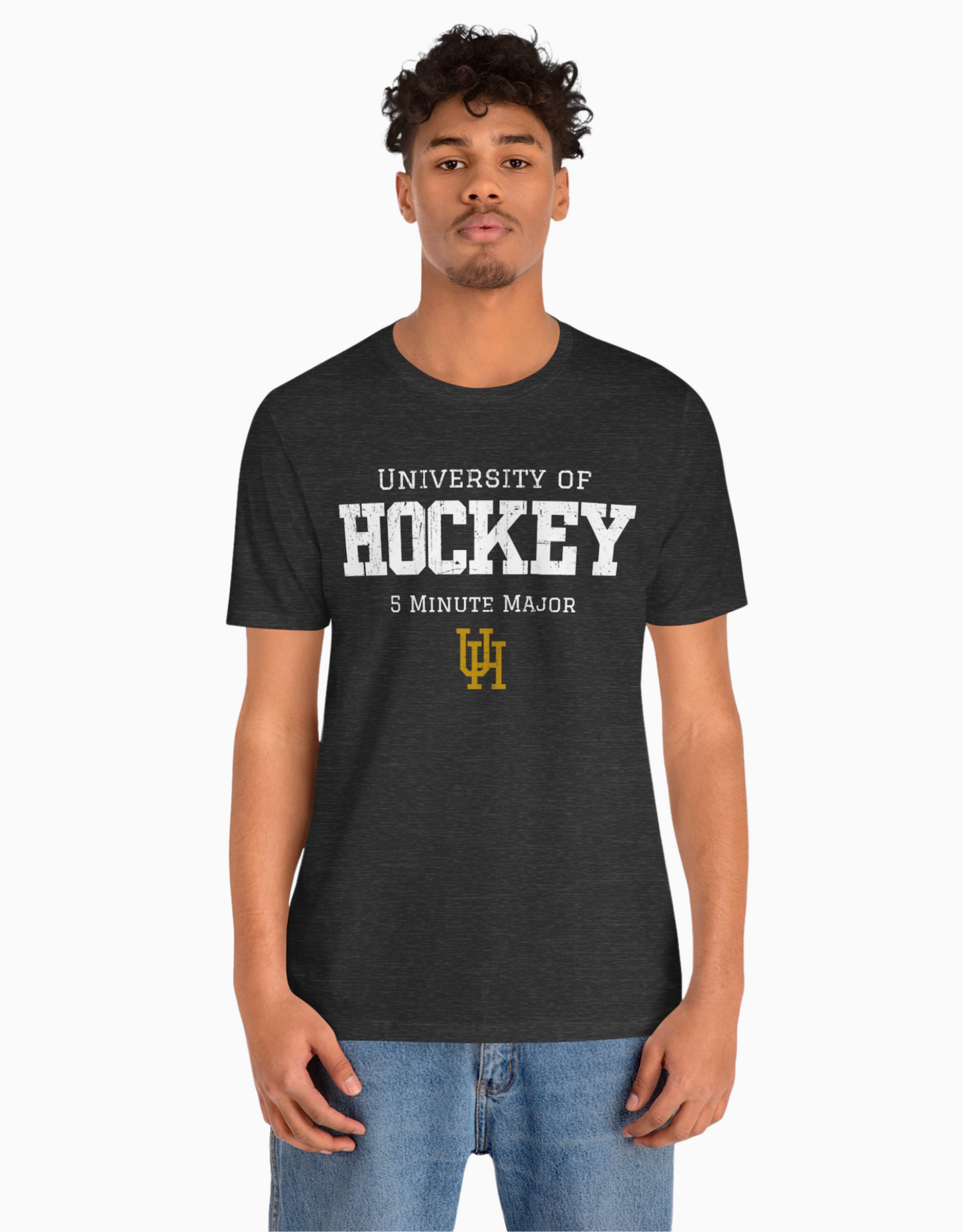 Funny Hockey T-Shirt - University Of Hockey 5 Minute Major Hockey Shirt - Funny Hockey Gifts - Funny Gift For Hockey Players - Mockup 5 - University Of Hockey