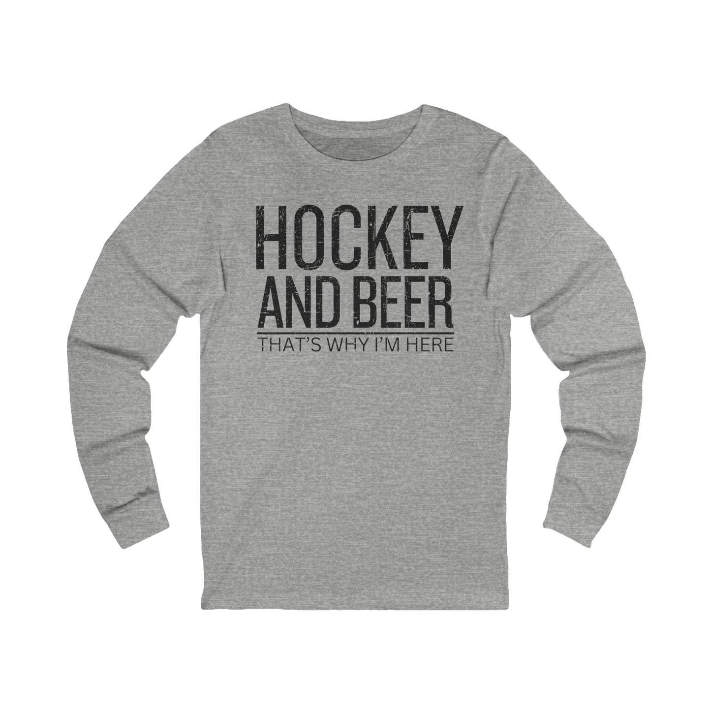 Hockey And Beer - Long Sleeve T-Shirt