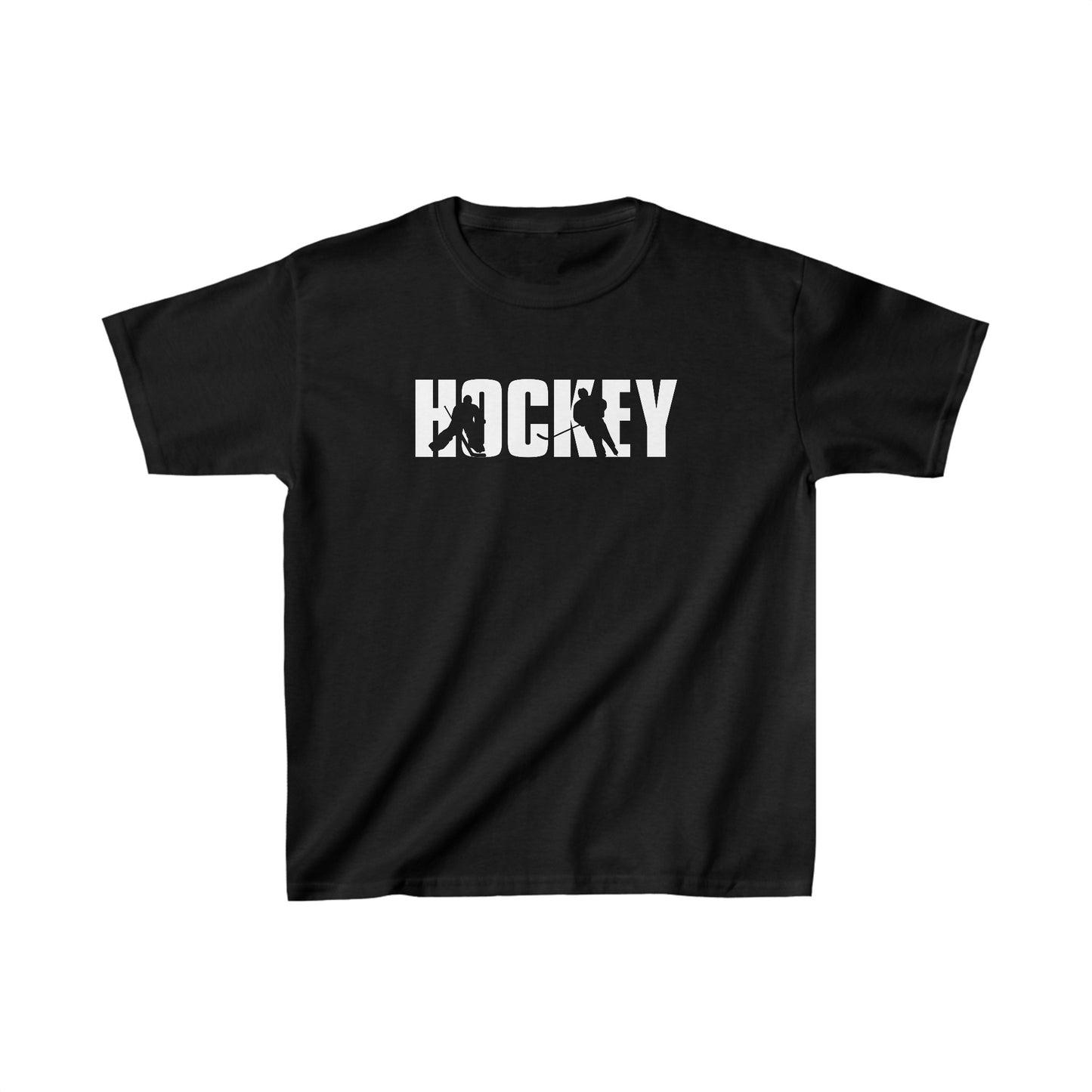 Hockey Word Silhouette - Kids T-Shirt