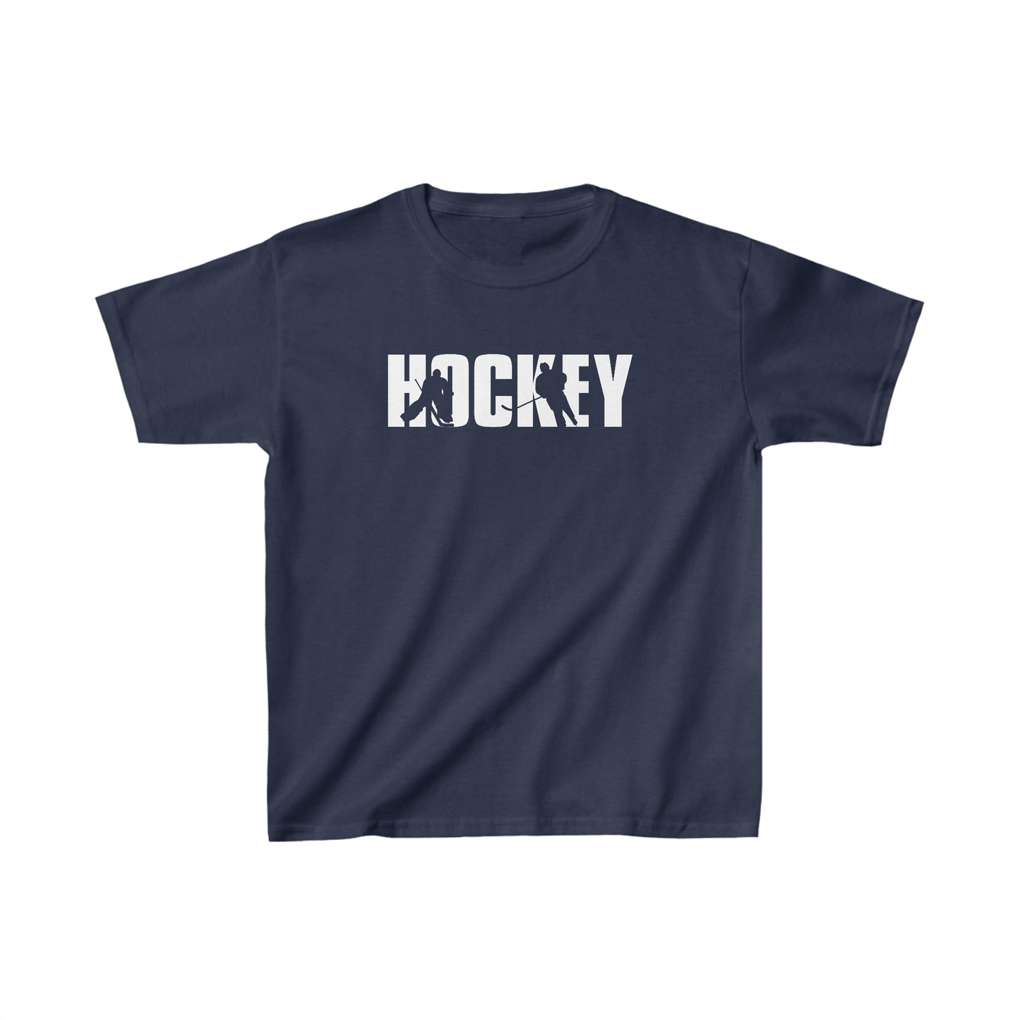 Hockey Word Silhouette - Kids T-Shirt