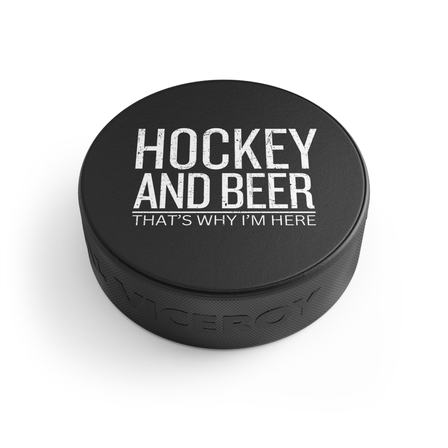 Hockey And Beer - Hockey Puck