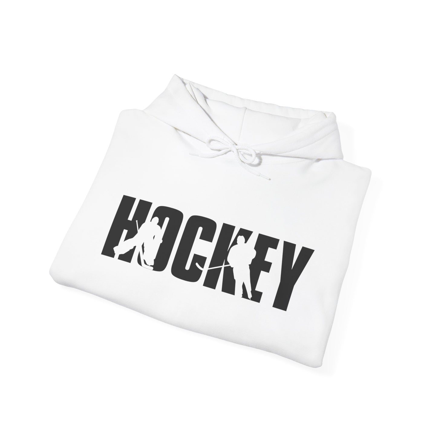 Hockey Word Silhouette - Hockey Hoodie