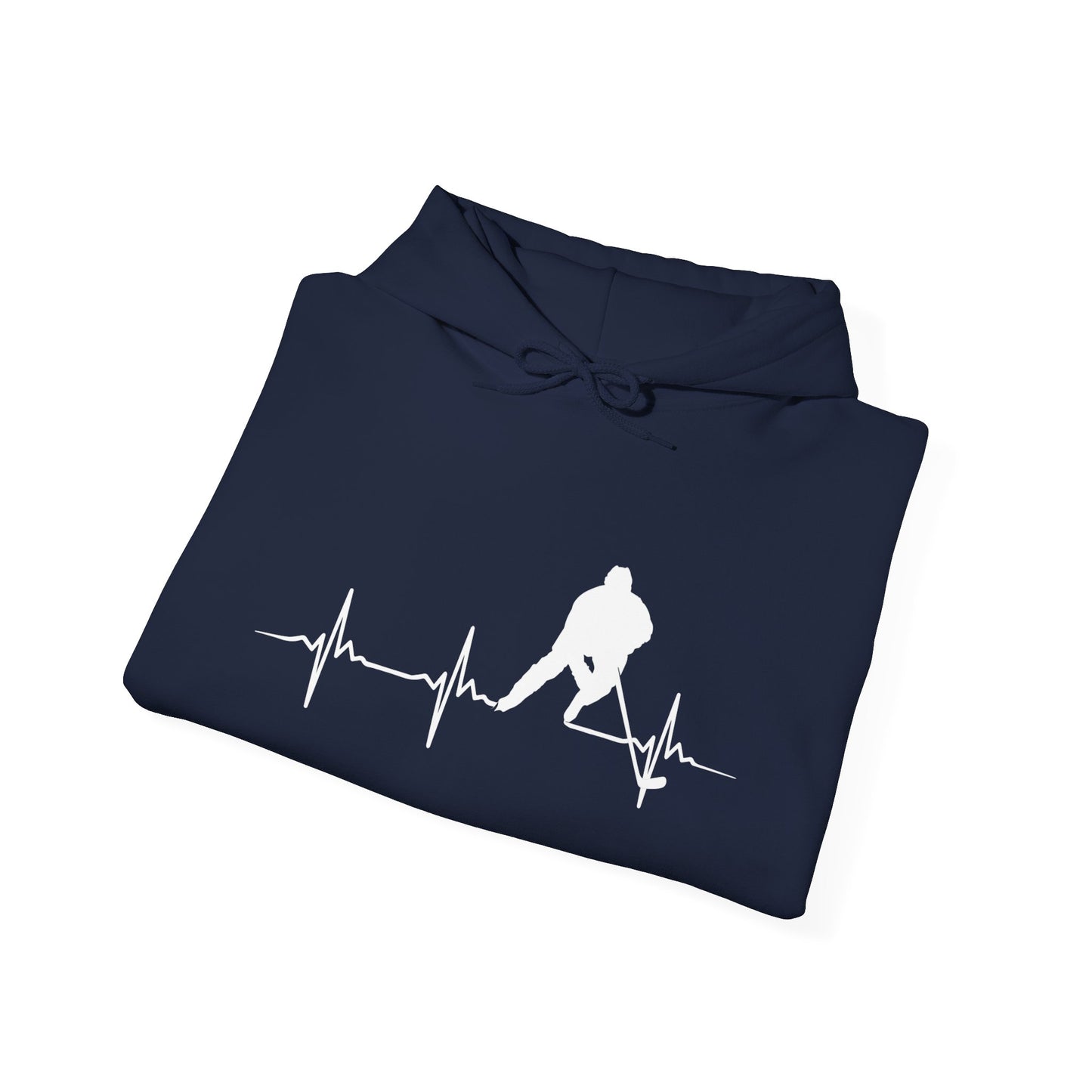 Hockey Player Heartbeat - Hockey Hoodie