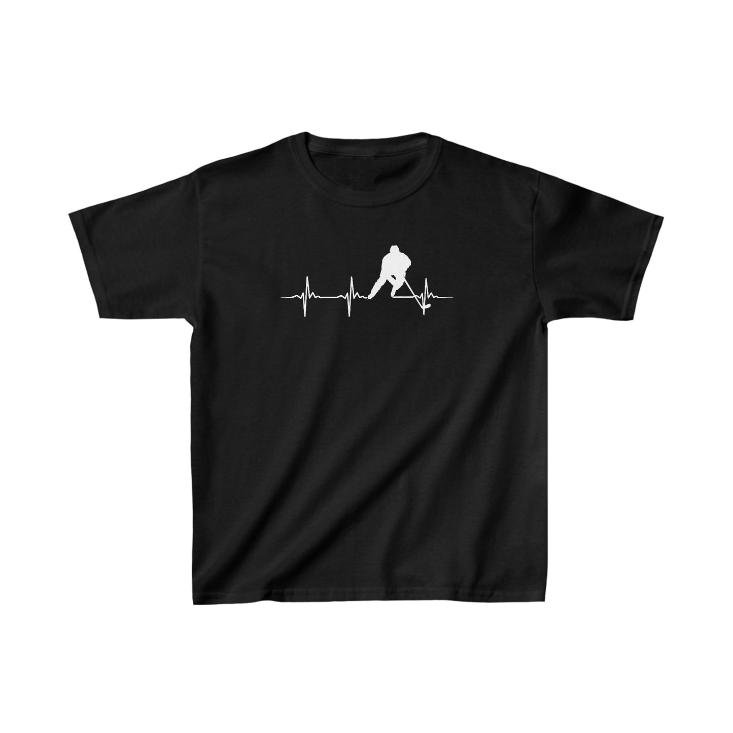 Hockey Player Heartbeat - Kids T-Shirt