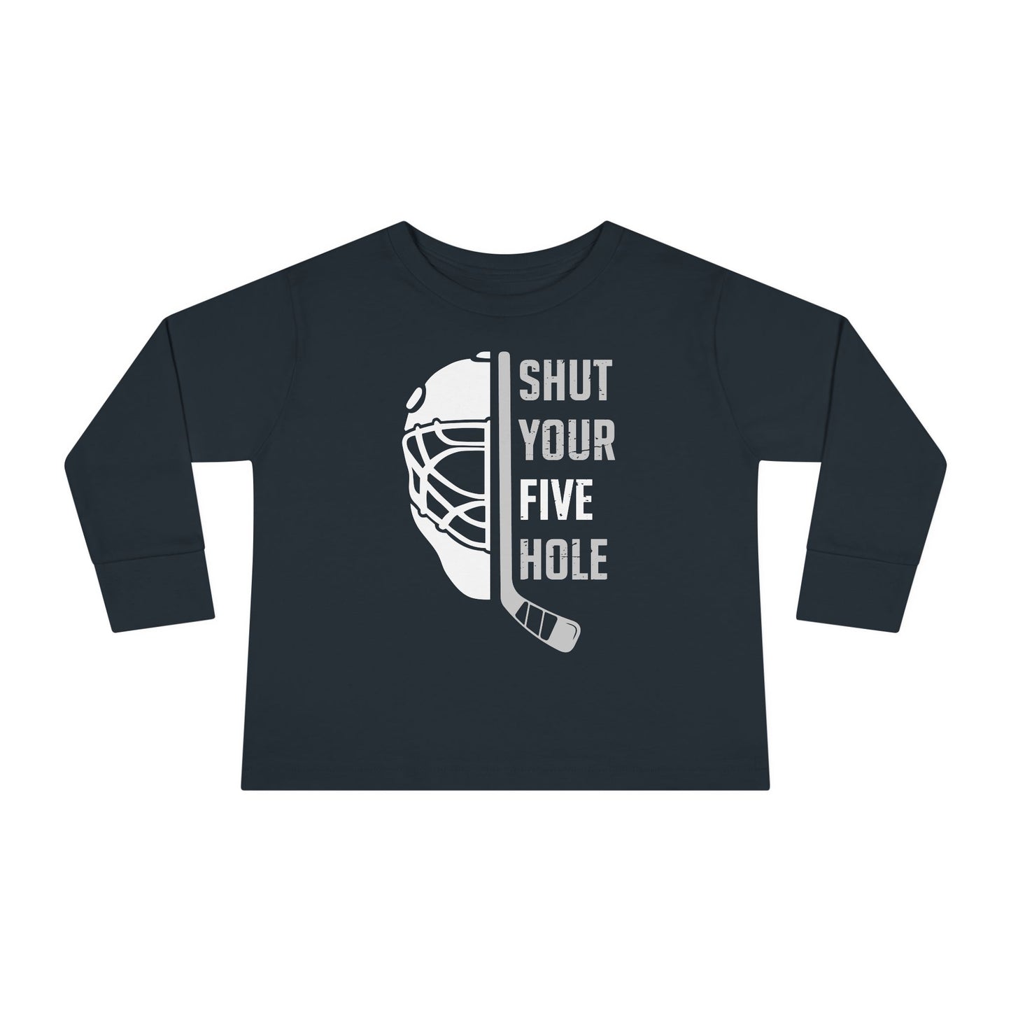 Shut Your Five Hole - Kids Long Sleeve T-Shirt