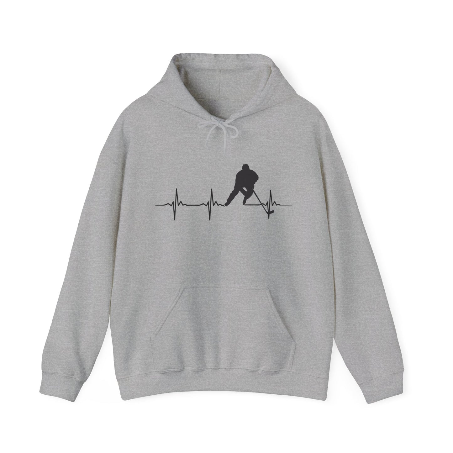 Hockey Player Heartbeat - Hockey Hoodie