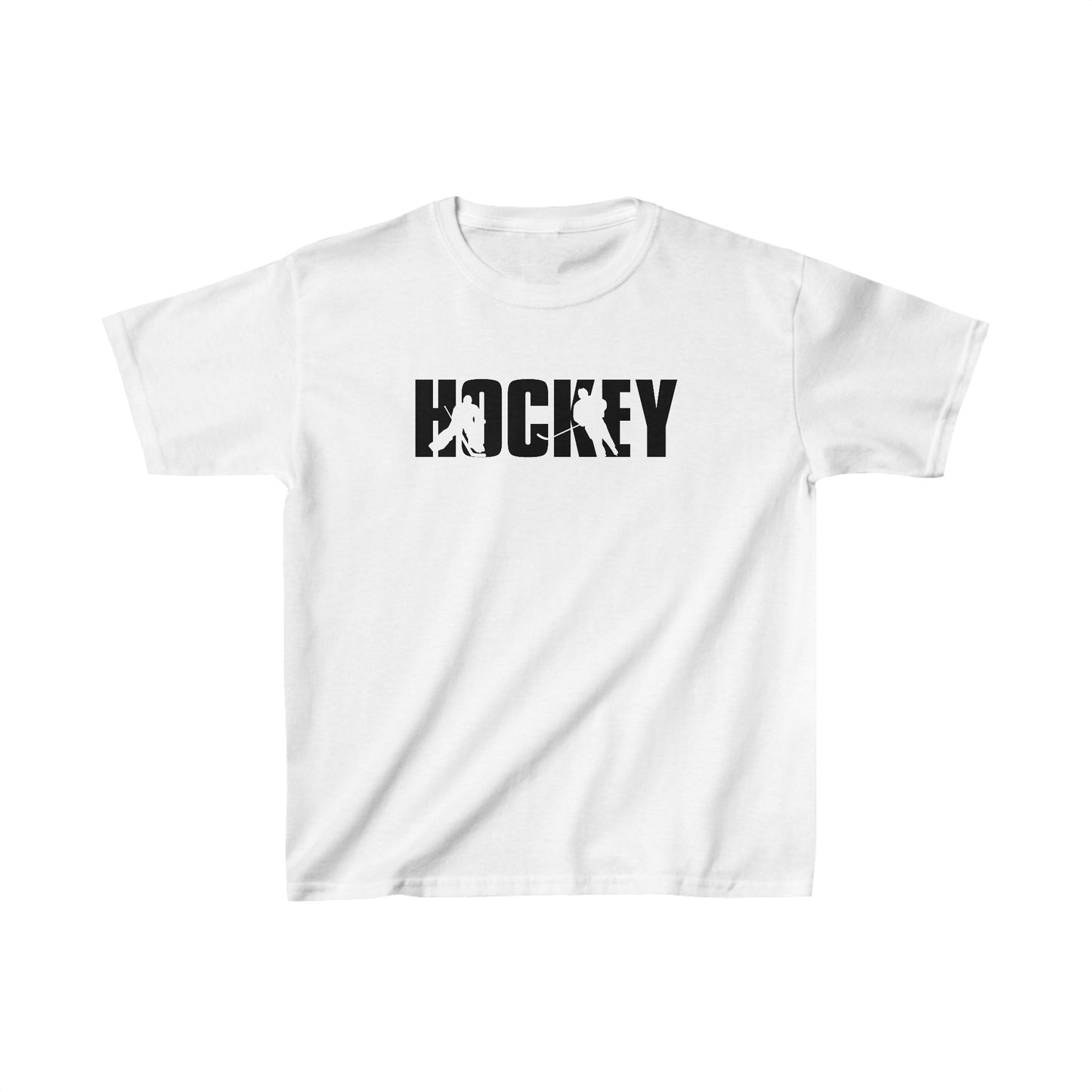 Hockey Word Silhouette - Kids T-Shirt