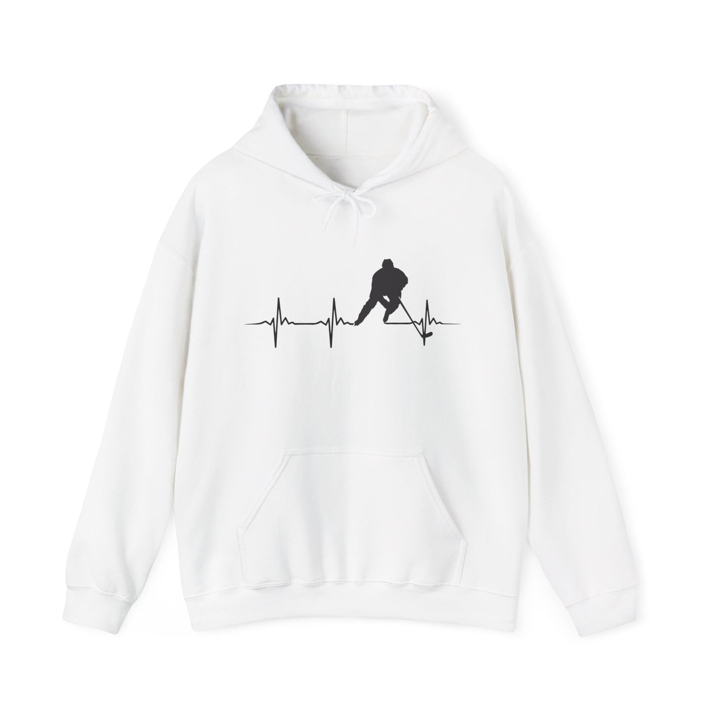 Hockey Player Heartbeat - Hockey Hoodie