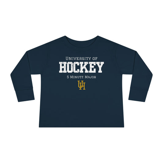 University Of Hockey - Kids Long Sleeve T-Shirt