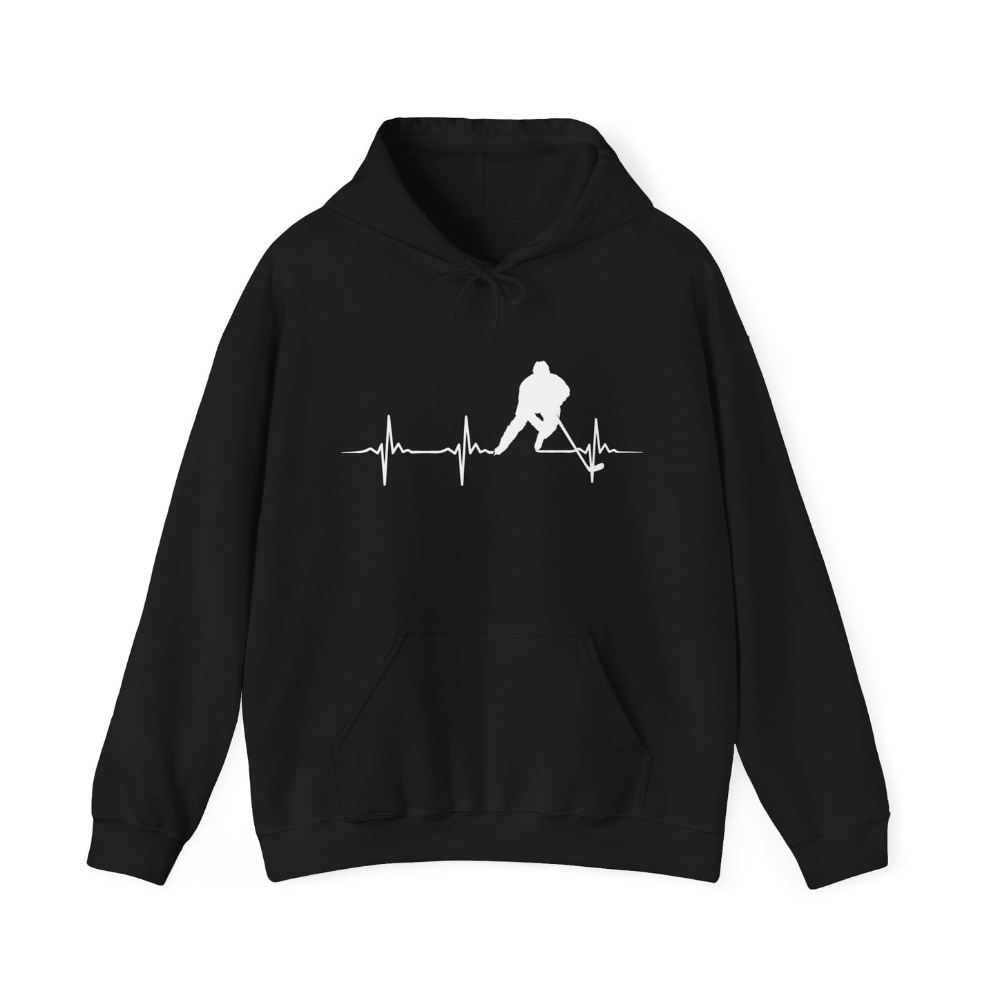 Hockey Player Heartbeat - Hockey Hoodie