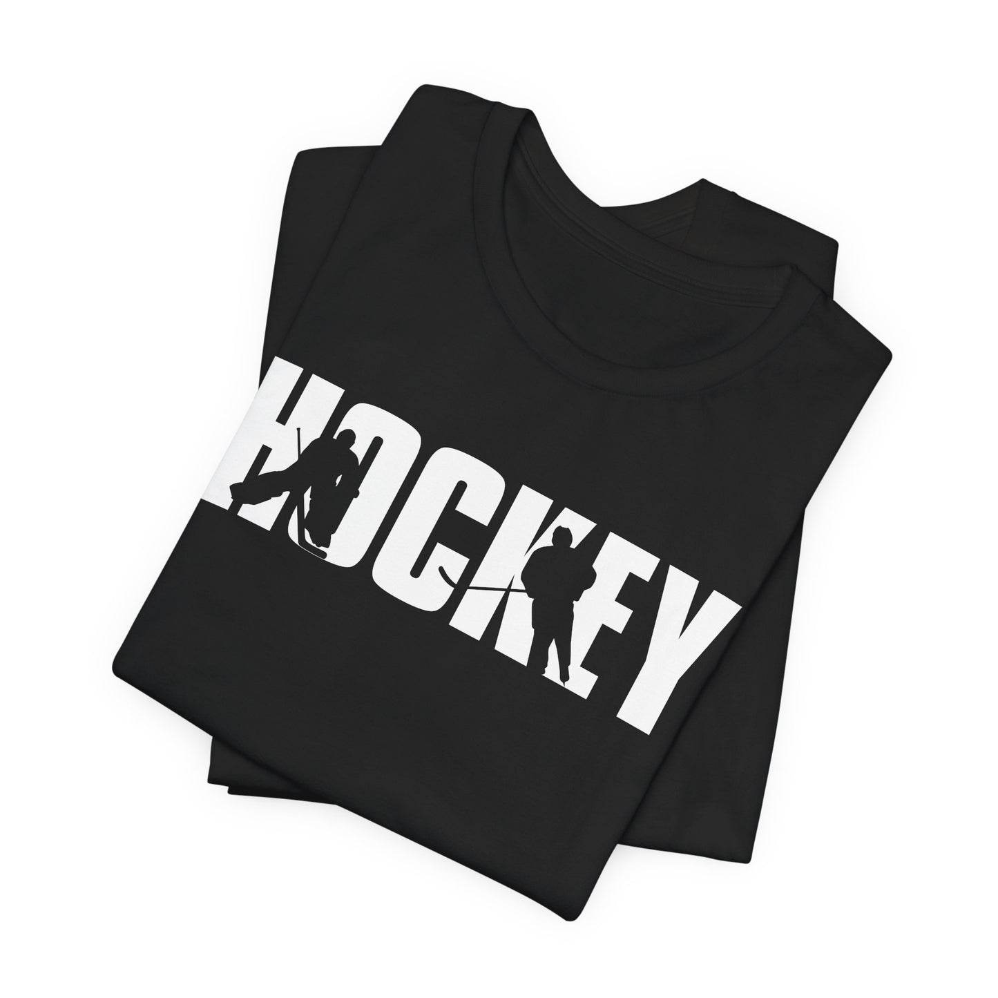 Hockey Word Silhouette - Hockey T-Shirt