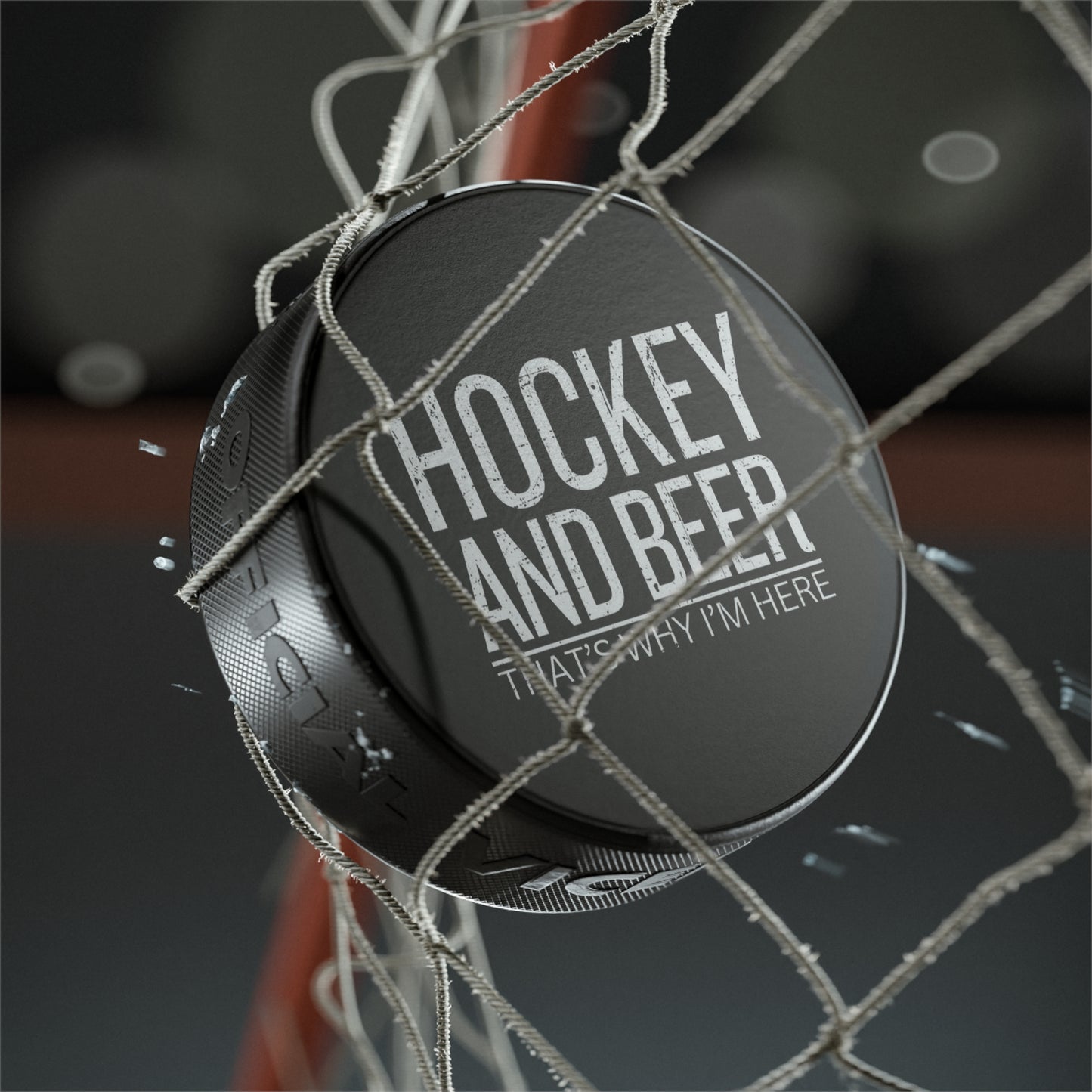 Hockey And Beer - Hockey Puck