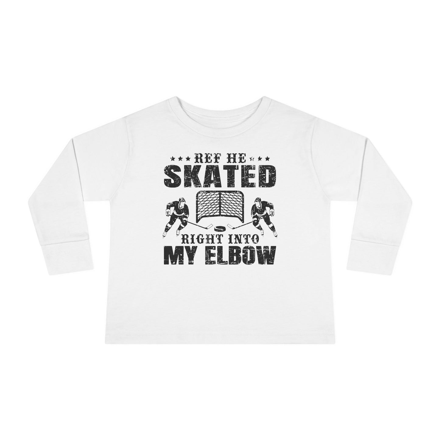 Right Into My Elbow - Kids Long Sleeve T-Shirt