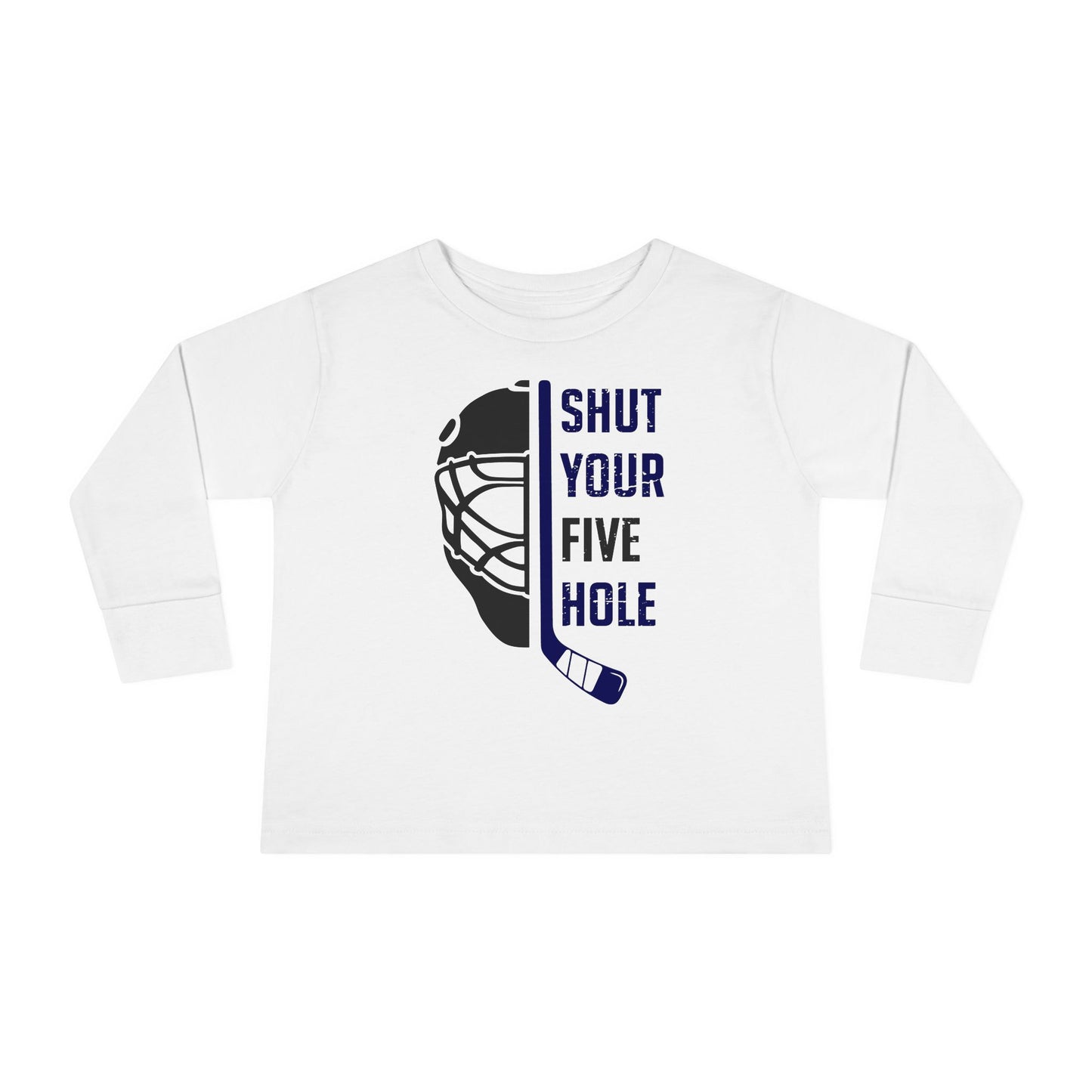 Shut Your Five Hole - Kids Long Sleeve T-Shirt