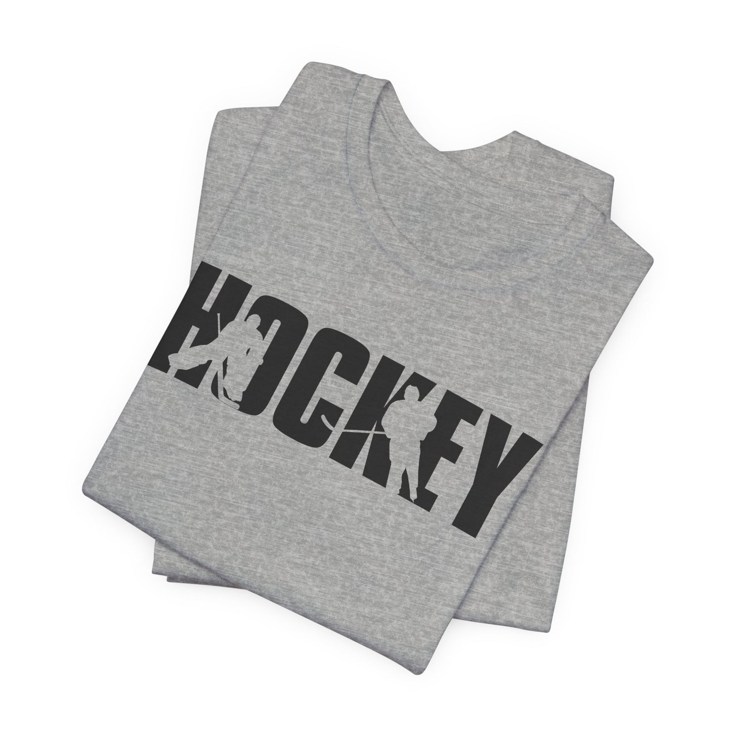 Hockey Word Silhouette - Hockey T-Shirt