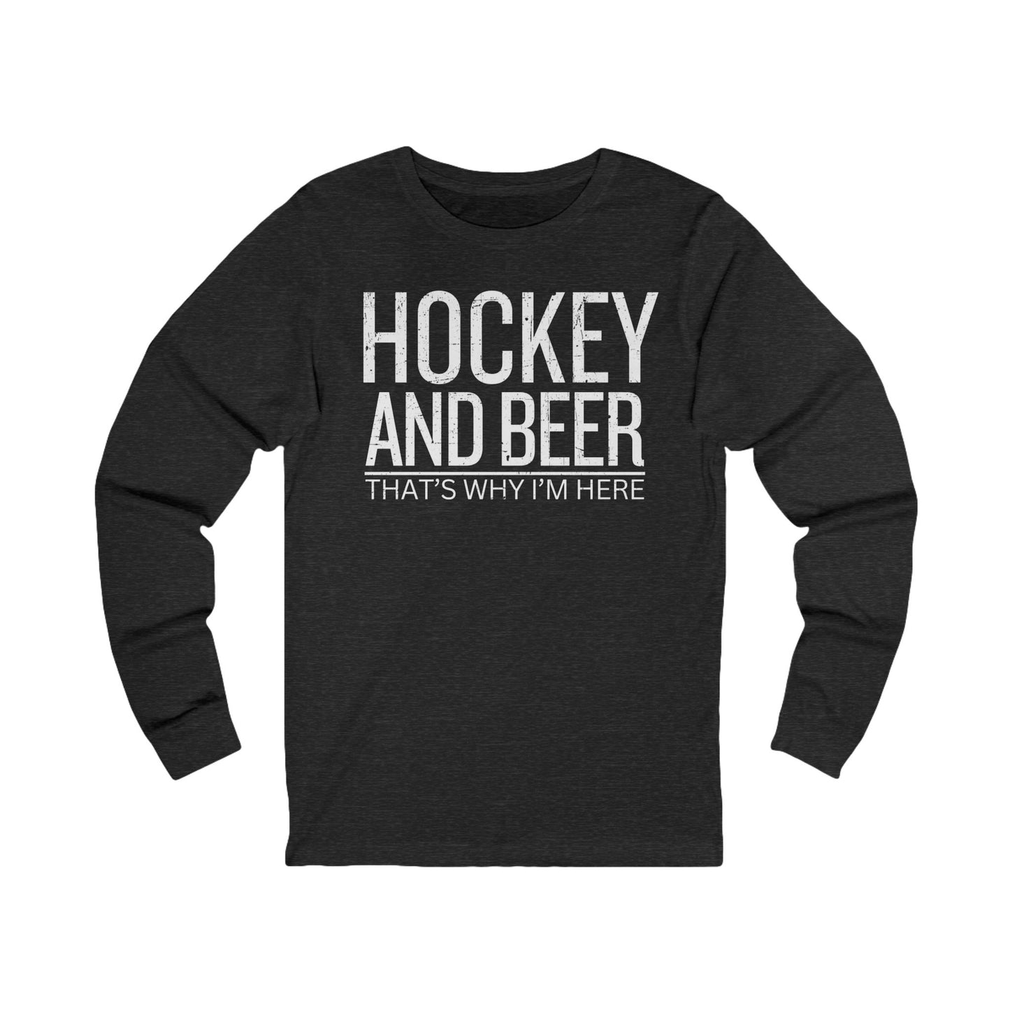 Hockey And Beer - Long Sleeve T-Shirt