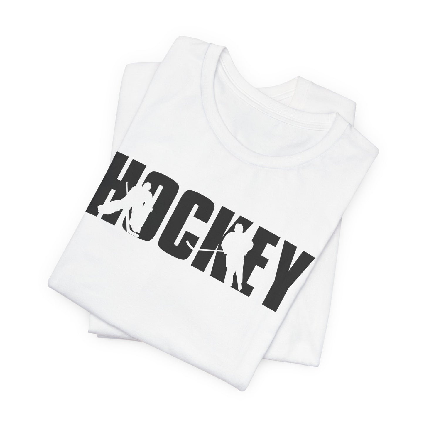 Hockey Word Silhouette - Hockey T-Shirt