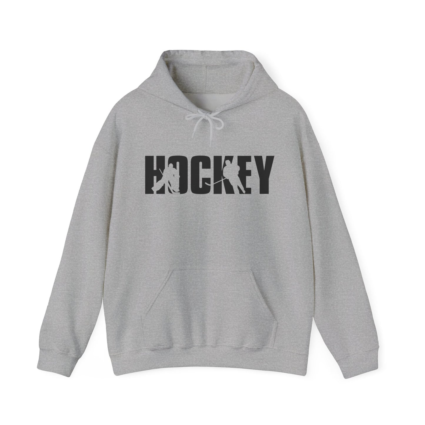 Hockey Word Silhouette - Hockey Hoodie