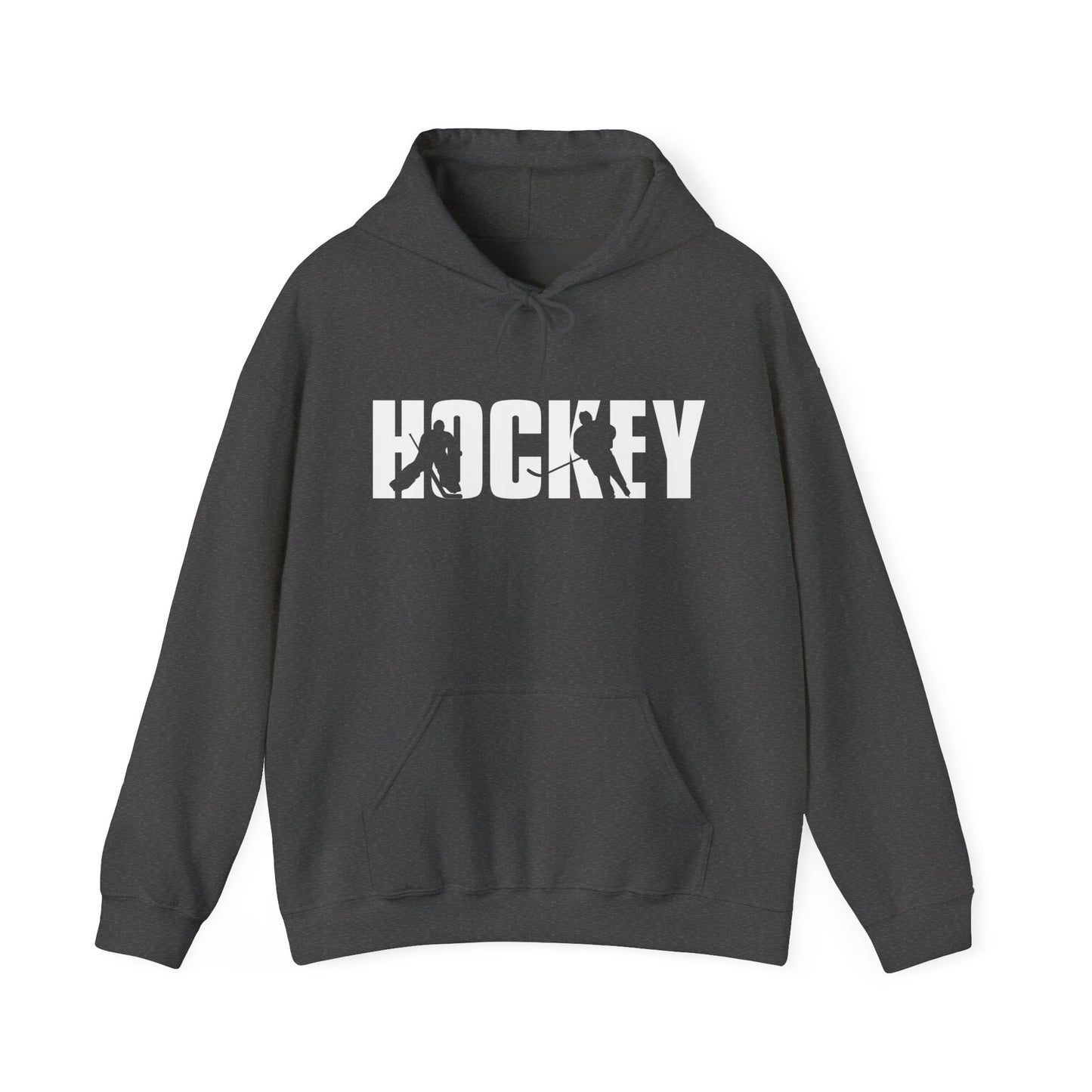 Hockey Word Silhouette - Hockey Hoodie