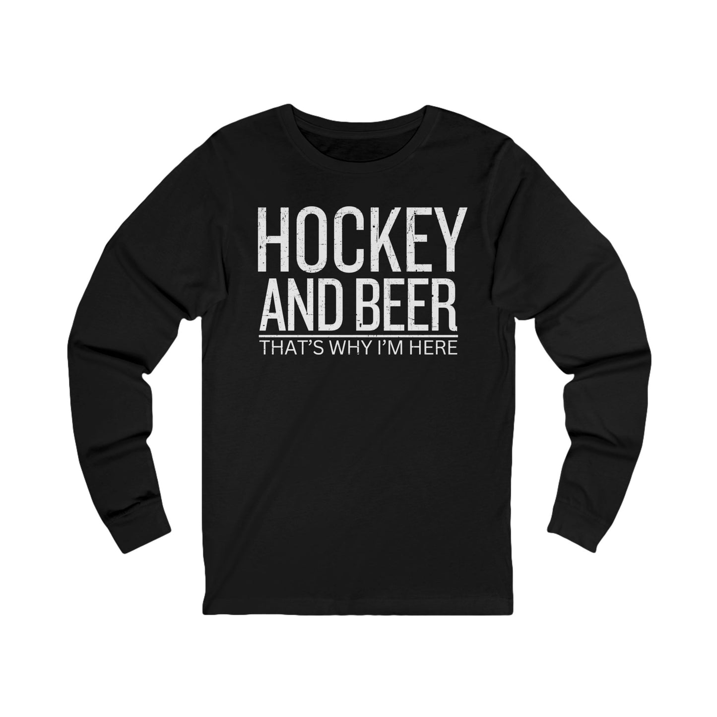 Hockey And Beer - Long Sleeve T-Shirt