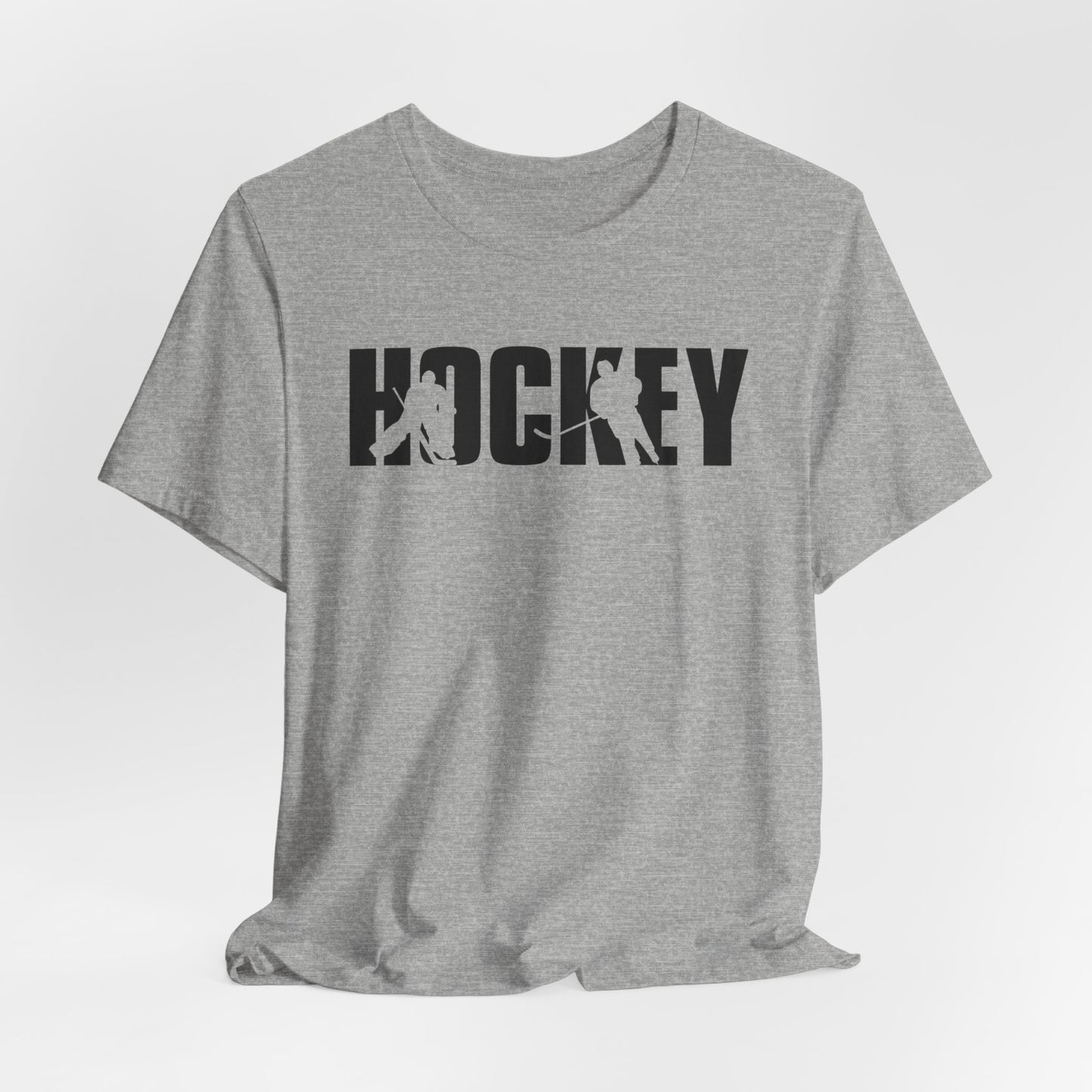 Hockey Word Silhouette - Hockey T-Shirt