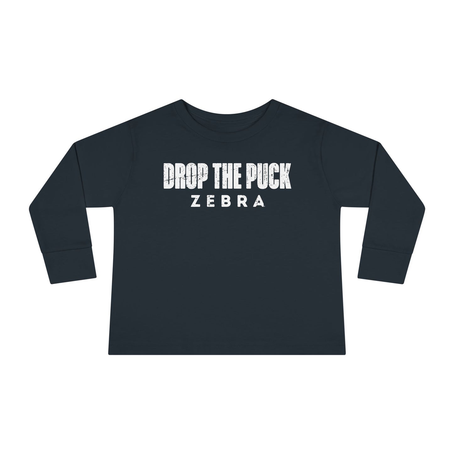 Drop The Puck - Kids Long Sleeve T-Shirt