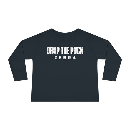 Drop The Puck - Kids Long Sleeve T-Shirt