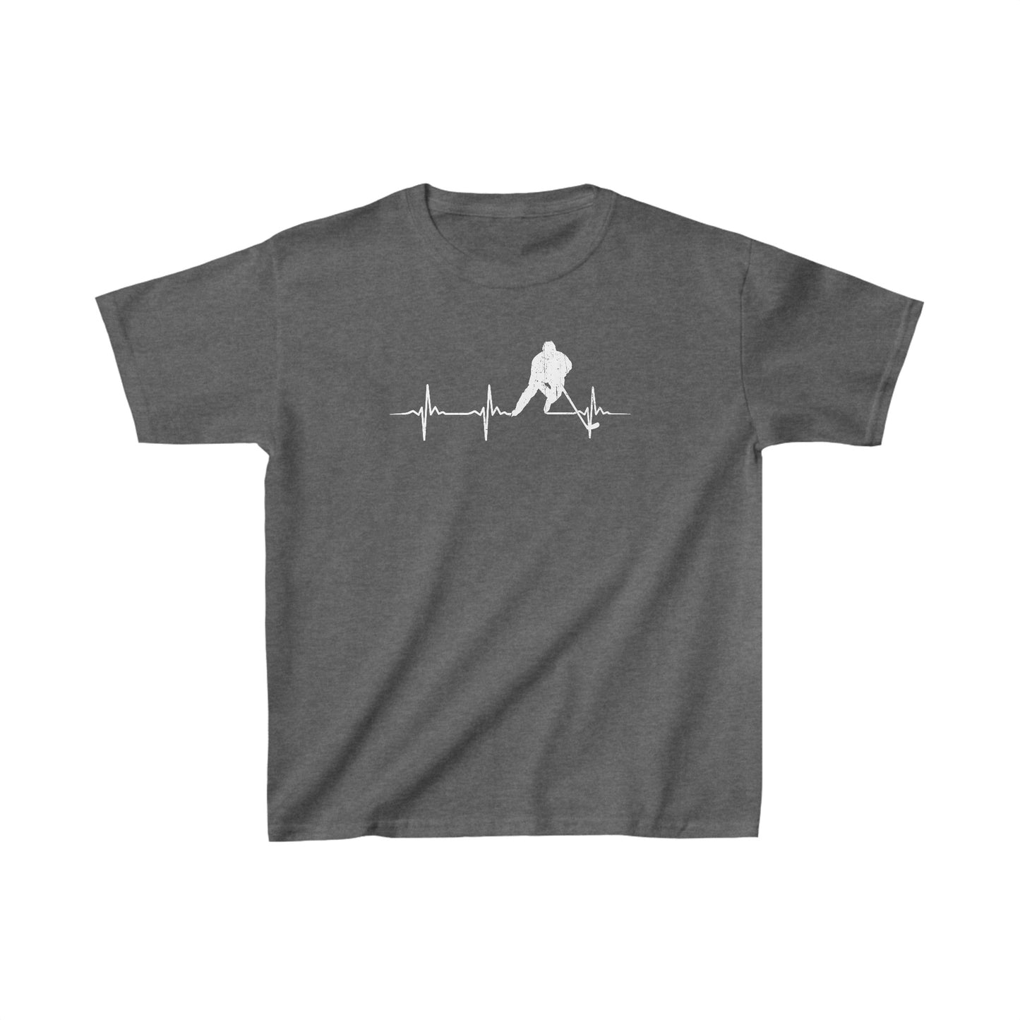 Hockey Player Heartbeat - Kids T-Shirt