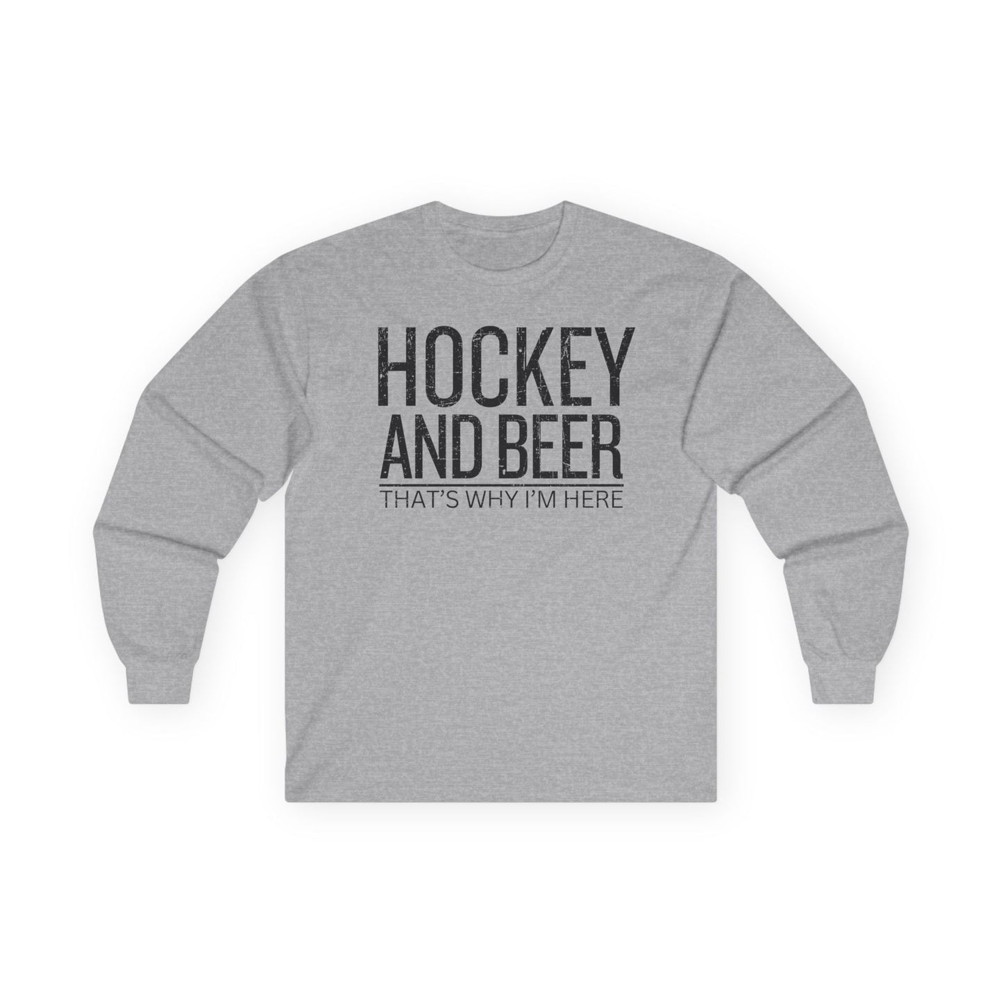 Hockey And Beer - Long Sleeve T-Shirt