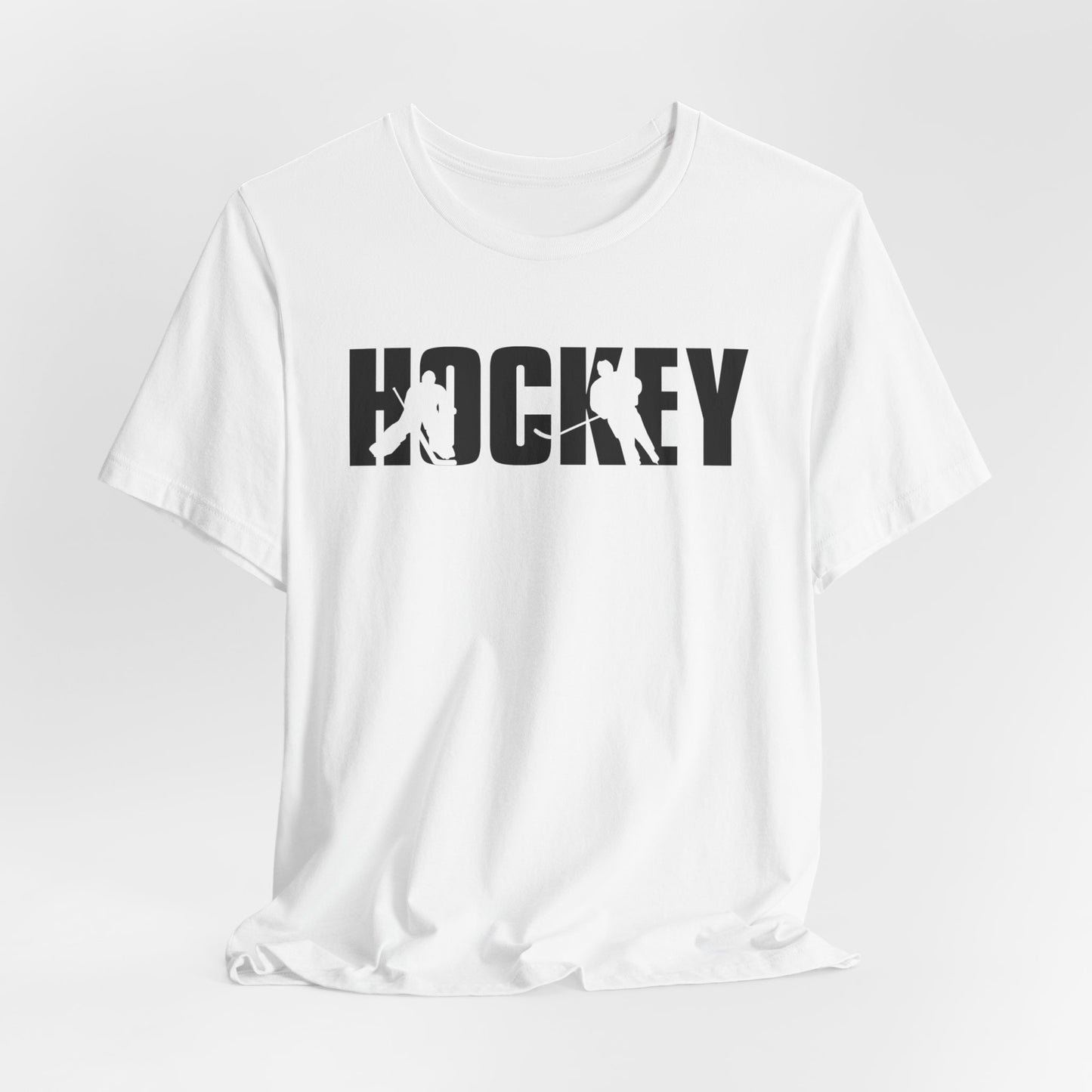 Hockey Word Silhouette - Hockey T-Shirt